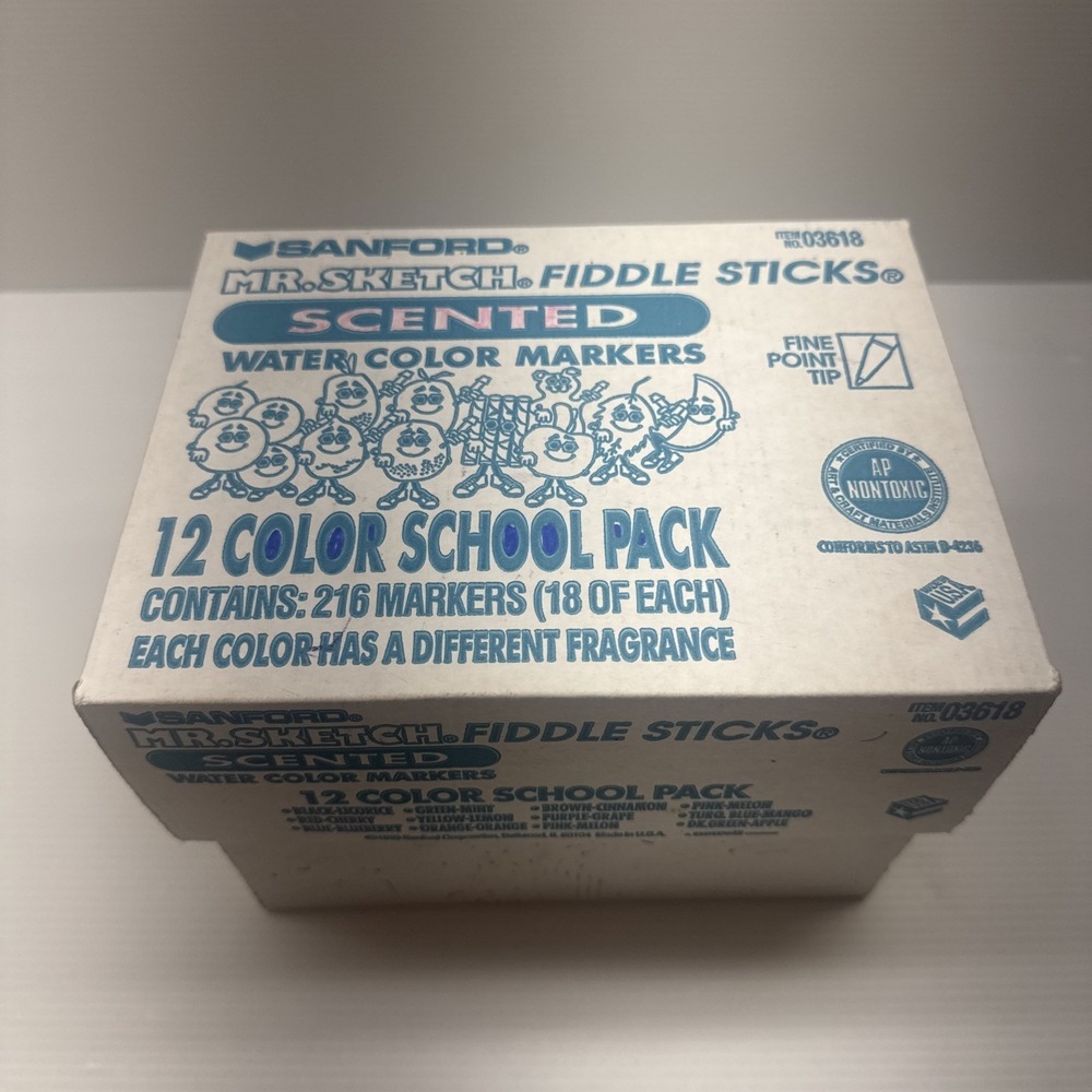 Vintage Y2K Mr. Sketch Stix Scented Water Color Marker Fine Pens Wholesale Lot